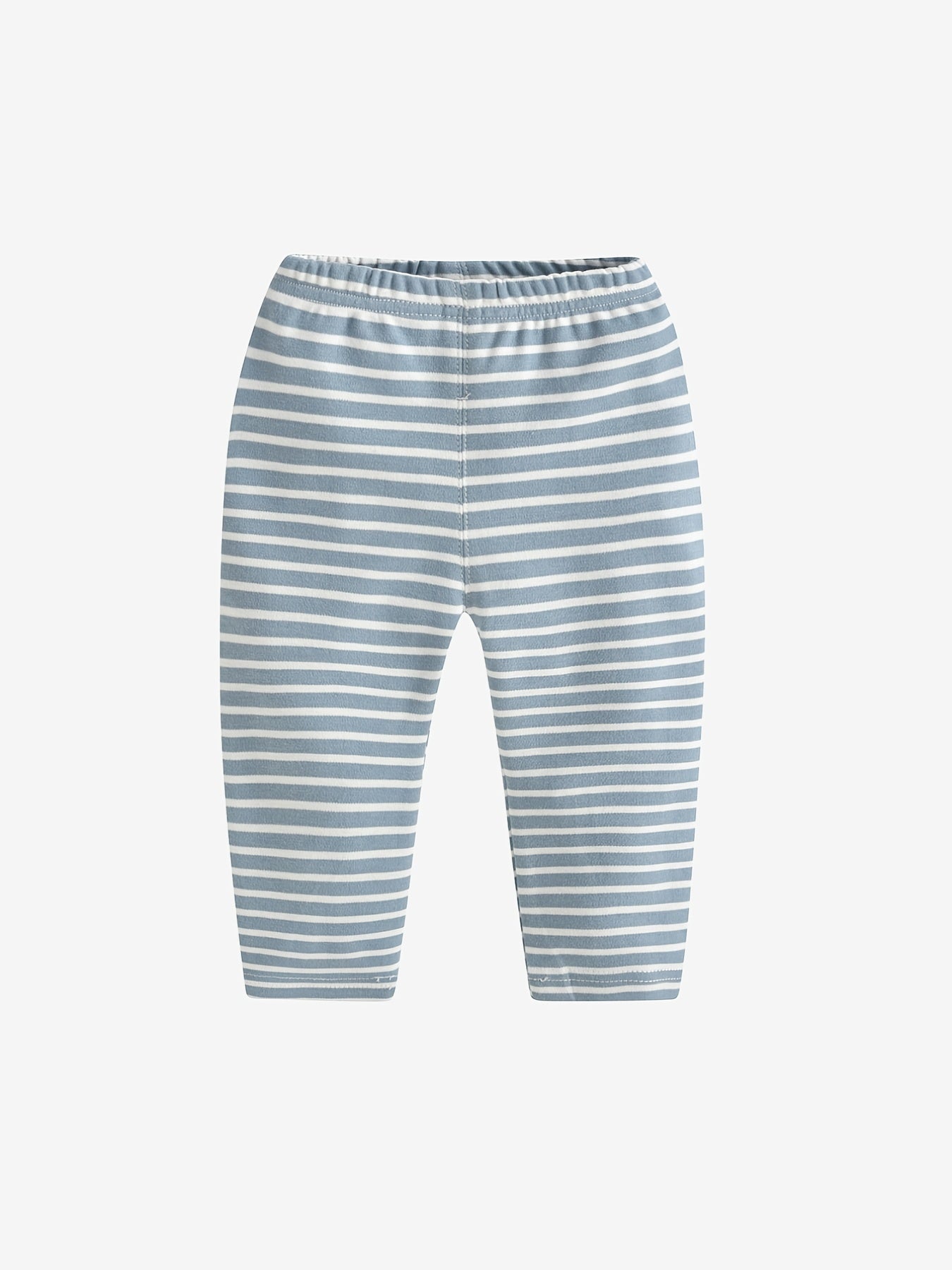Girls Cotton Striped Pants Elastic Waist Kids Spring Summer Clothes