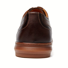 Men's Brogue Derby Shoes Non Slip Dress Shoes For Wedding Business