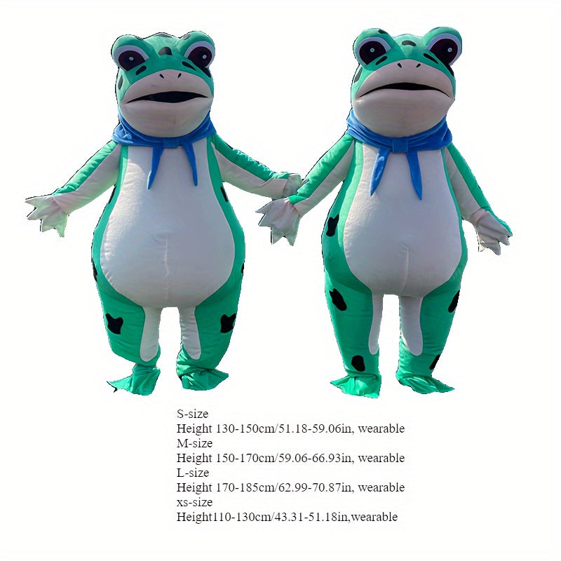 Inflatable Frog Doll Costume Funny Toad Cartoon Toad Funny Doll Costume