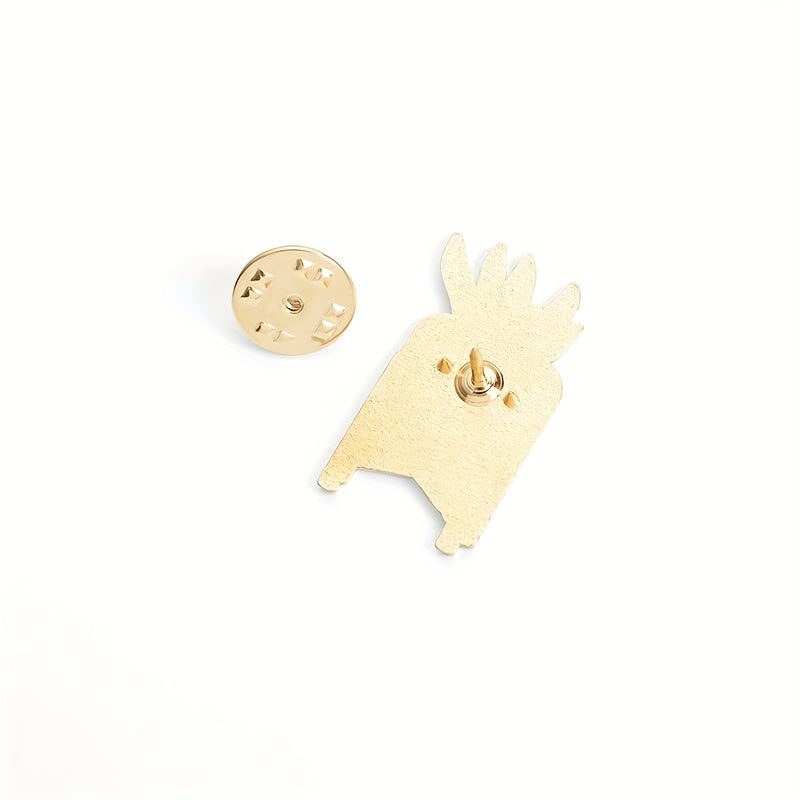Cartoon Plant Brooch Turtle Back Bamboo Cactus Aloe Pin
