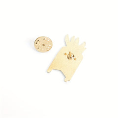 Cartoon Plant Brooch Turtle Back Bamboo Cactus Aloe Pin