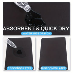 Rubber Dish Drying Pad Kitchen Countertop Absorbent Mat