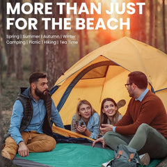 Large Waterproof Beach Blanket 82x198 cm | Sandproof Picnic Blanket