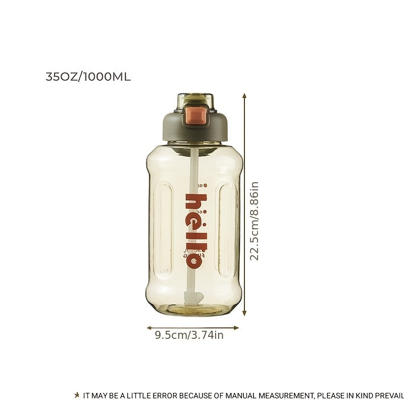 Large Capacity Portable Fitness Water Bottle for Outdoor Sports