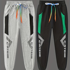 Boys Casual Thin Active Sweatpants Breathable Jogger Sports Pants