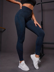 High Waist Hollow Out High Elastic Yoga Leggings