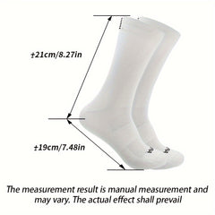 Men's Mid Crew Sport Socks Nylon Blend Breathable Socks