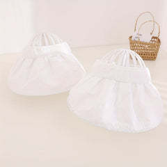Kids Breathable Embroidered Wide Brim Hat