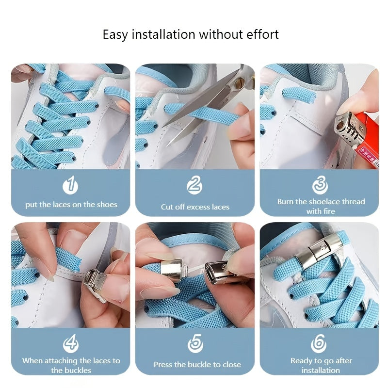 Elastic No Tie Shoe Laces for Sneakers