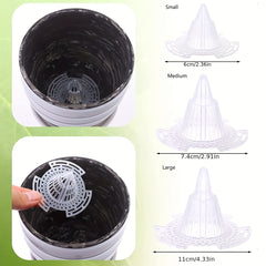 5pcs Flower Pot Hole Mesh Pad DIY Planter Bottom Grid Mat Mesh Hole Screens