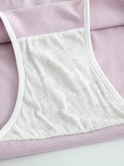 5 Pcs Cotton Panties Comfy Mid Rise Stretch Briefs Women's Lingerie