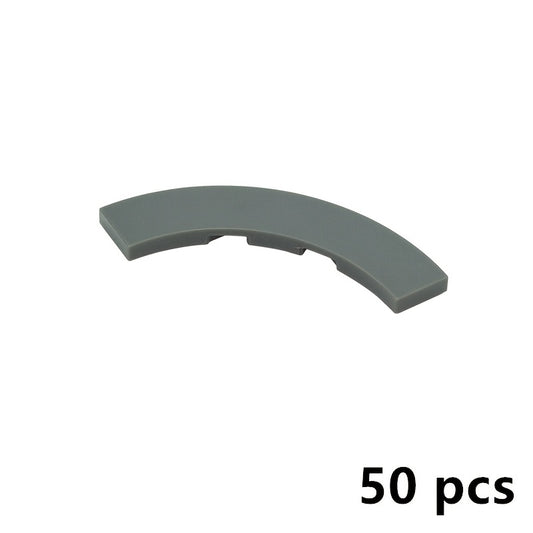 50pcs MOC Building Blocks Set 4x4 Curved Toy 27507 Compatible