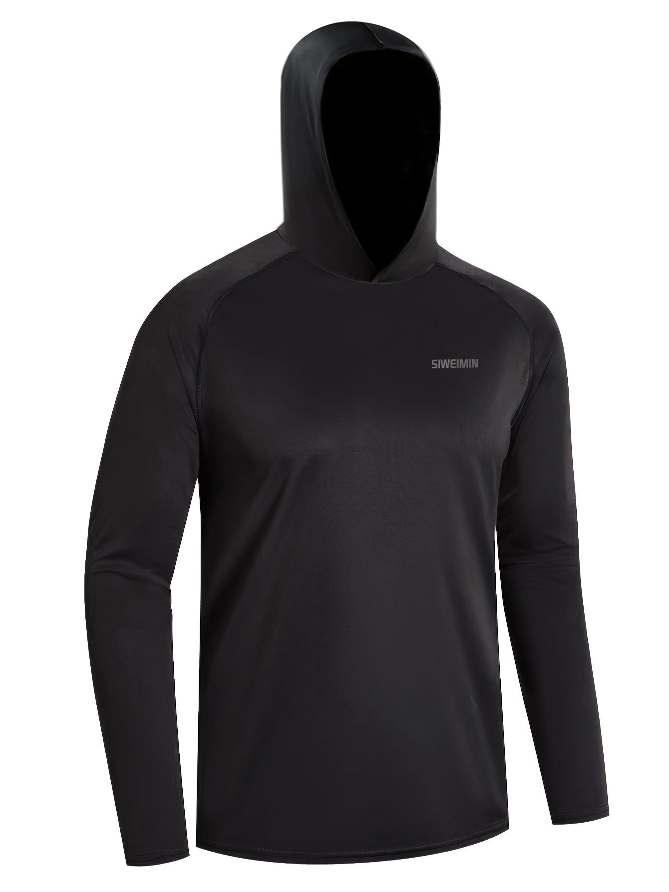 Men's Sun Protection Hoodie Long Sleeve Quick Dry Top