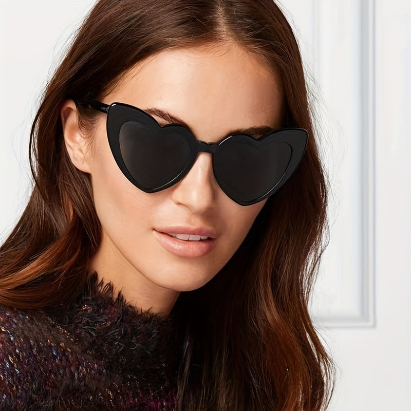 Heart Sunglasses For Women Men Gradient Glasses UV400