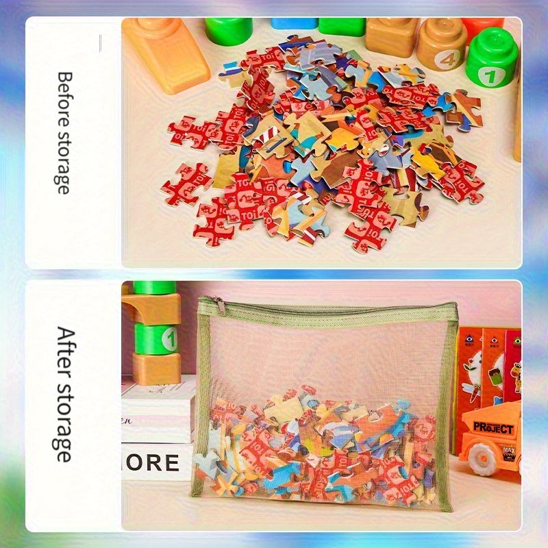 3 piece Toy Puzzle Storage Bag Building Block Sorting Artifact