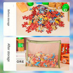 3 piece Toy Puzzle Storage Bag Building Block Sorting Artifact