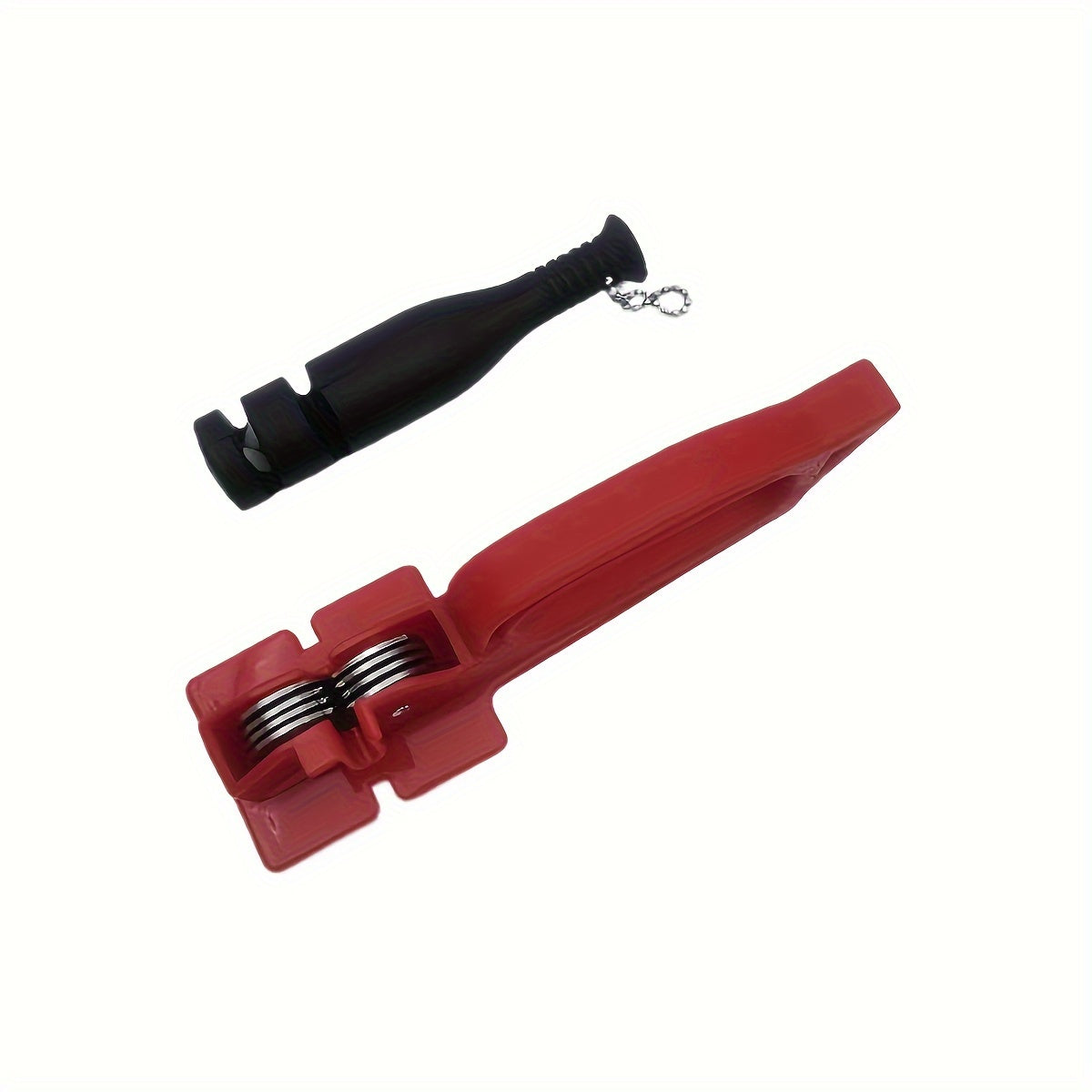2pcs Kitchen Sharpener Manual Sharpening Tool Camping Party Use