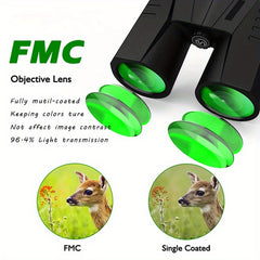 Compact HD 10X42 Binoculars for Adults with Carrying Case
