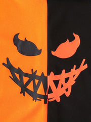 Boys' Halloween Patchwork Hoodie Sweatshirt