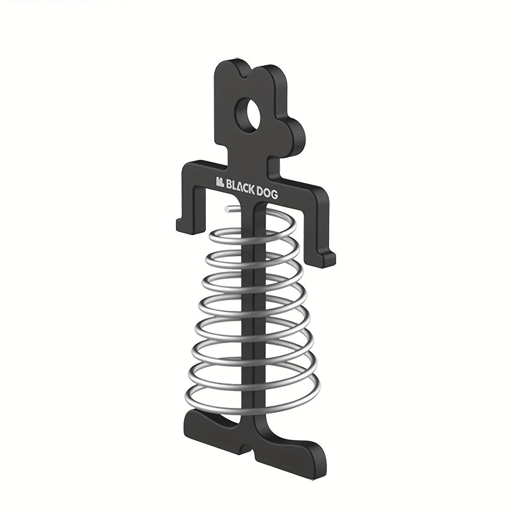 1pc Ground Spring Nail Tent Fixed Ground Nail Windproof Aluminum Alloy