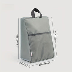 Portable Dust-Proof Shoe Storage Bag with Side Pockets