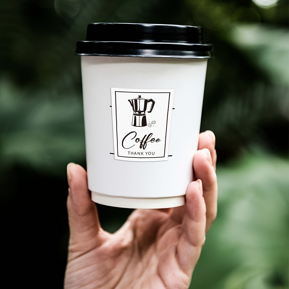 100pcs Coffee Cup Stickers for DIY, Guitar, Laptop, Motorcycle, Car