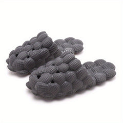 Men's Massage Bubble Slides Non-Slip Spa Slippers