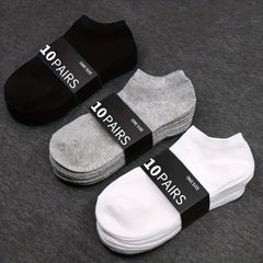 30 Pairs Women's Low Cut Ankle Socks Soft & Lightweight Solid Stockings