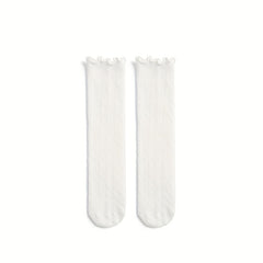 Baby Girls Lace Breathable Knee High Socks