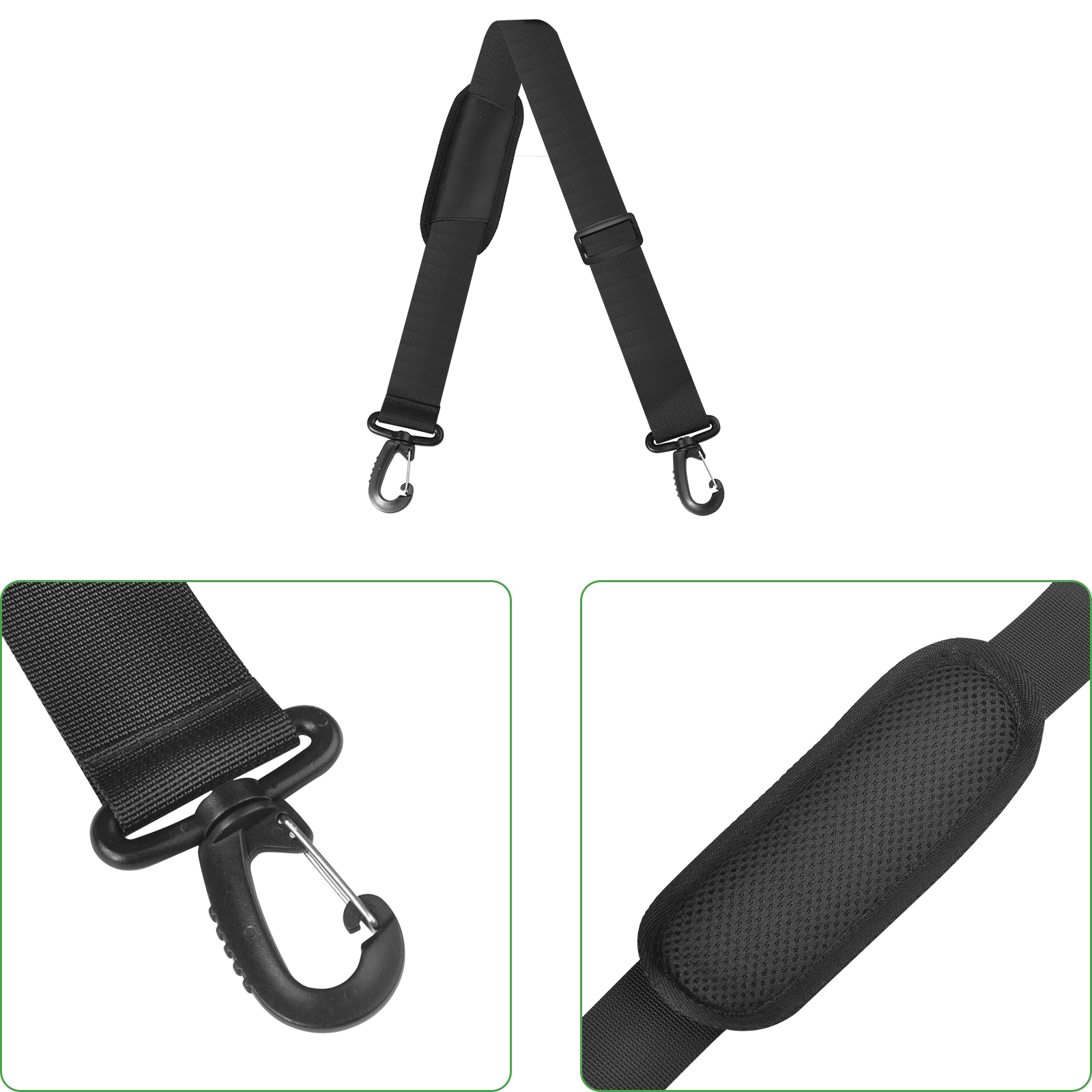 Adjustable Shoulder Strap Replacement for Bag Briefcase Duffel Bag