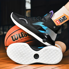 Men's Basketball Shoes Comfy Breathable Non Slip Lace Up Sneakers