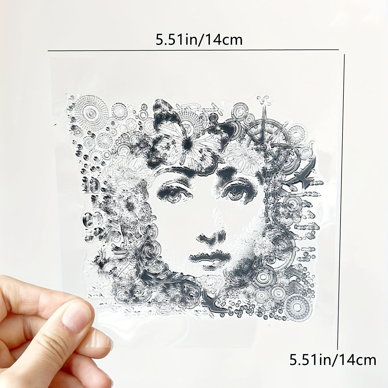 Clear Stamp Painting Tool for DIY Scrapbook Decoration