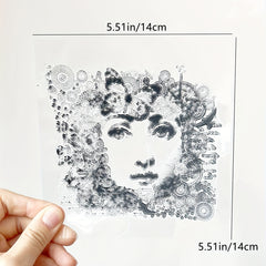 Clear Stamp Painting Tool for DIY Scrapbook Decoration