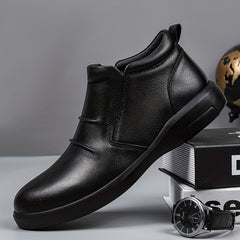 Men's Pointed Toe Oxford Boots Zipper Dress Shoes Formal High Top