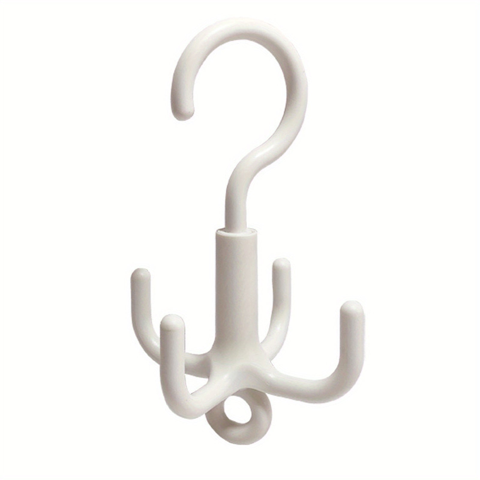 Rotatable Plastic Hanger Hook with 4 Claws