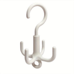 Rotatable Plastic Hanger Hook with 4 Claws