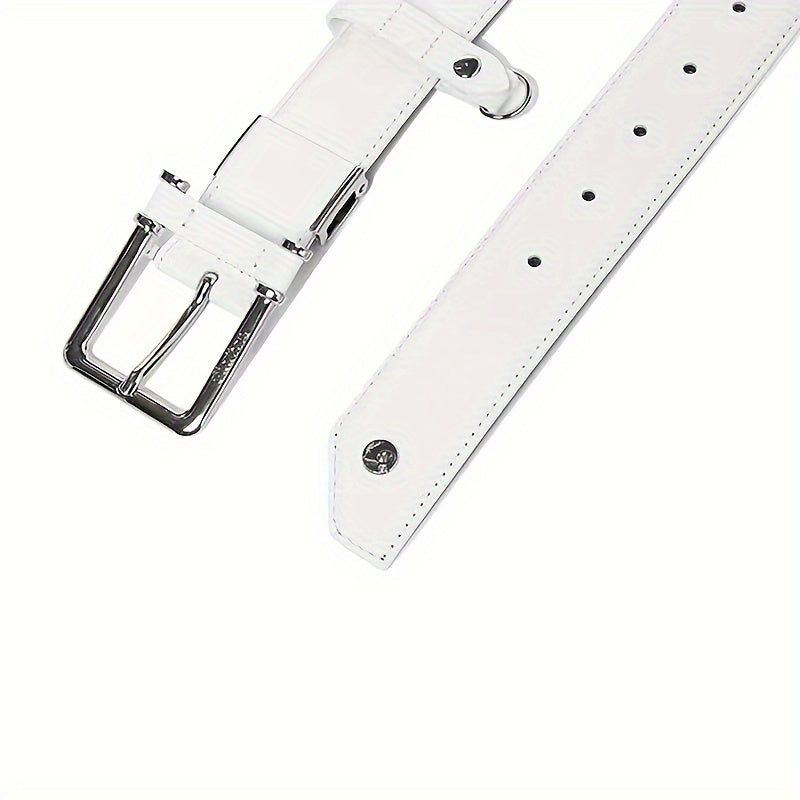 Men's Leather Cowhide Belt Classic Casual Adjustable Belt