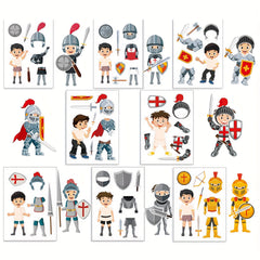 Knight of Armor Home Stickers DIY Dress Up Holiday Party Gift