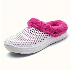 Women's Winter Clogs Plush Inner Comfort Slippers Indoor Outdoor Garden Slippers