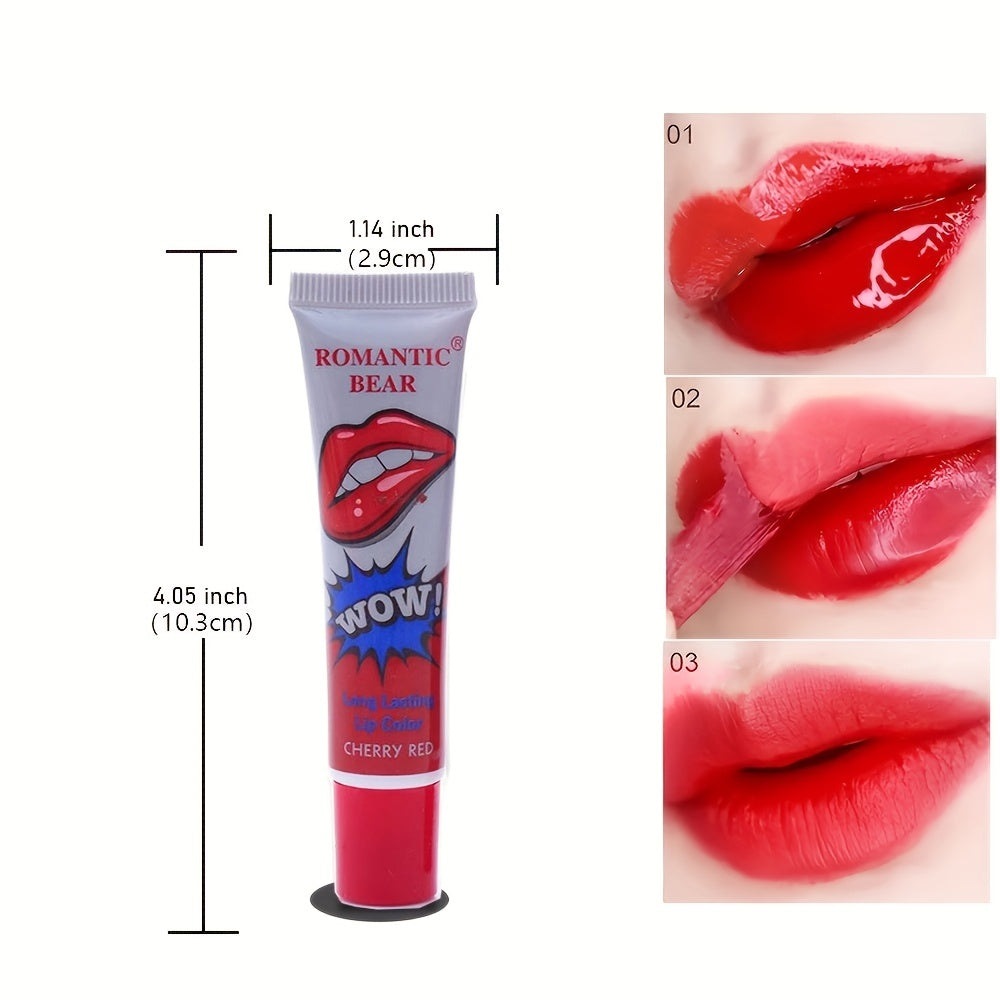 Matte Lip Gloss Set - Waterproof Tear-Off Lip Tint