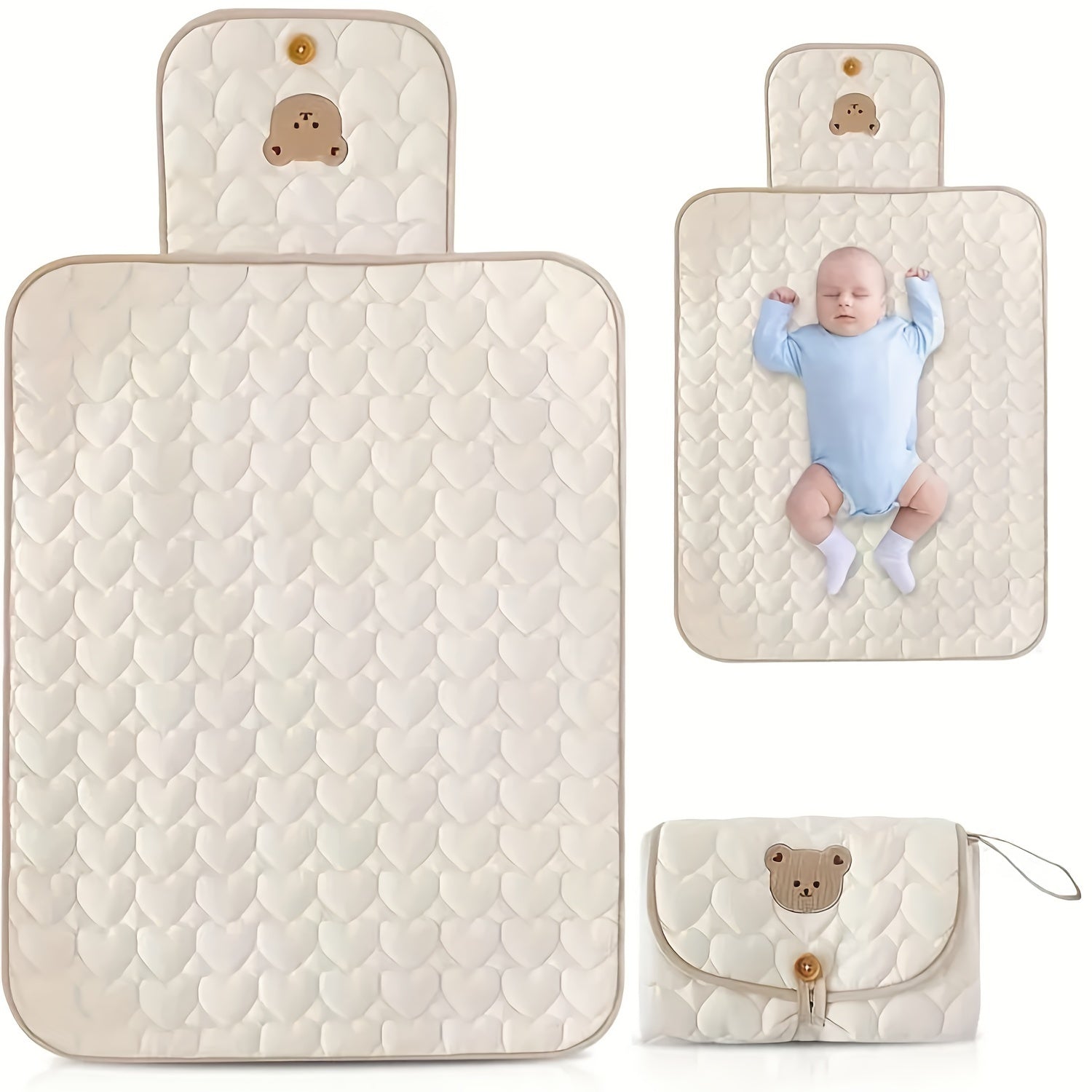 Portable Diaper Changing Pad Foldable Bag