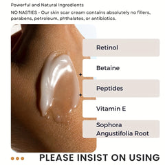 Manuka Honey Night Cream Scar Creme Retinol Vitamin E Smooth Repair
