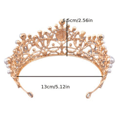 Rhinestone Crown Hairband Bridal Wedding Tiara