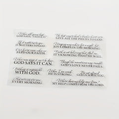 1pc Cute Transparent Stickers for DIY Scrapbooking