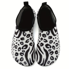 Leopard Print Quick Dry Beach Aqua Shoes for Women
