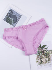 6 Pack Plus Size Casual Panties Set Women's Plus Comfort Medium Stretch