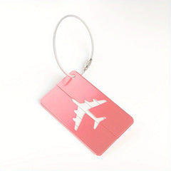 Metal Luggage Tag with Name ID Card & Steel Loop