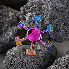 Colorful Thor's Hammer Finger Spinner Metal Fingertip Spinner