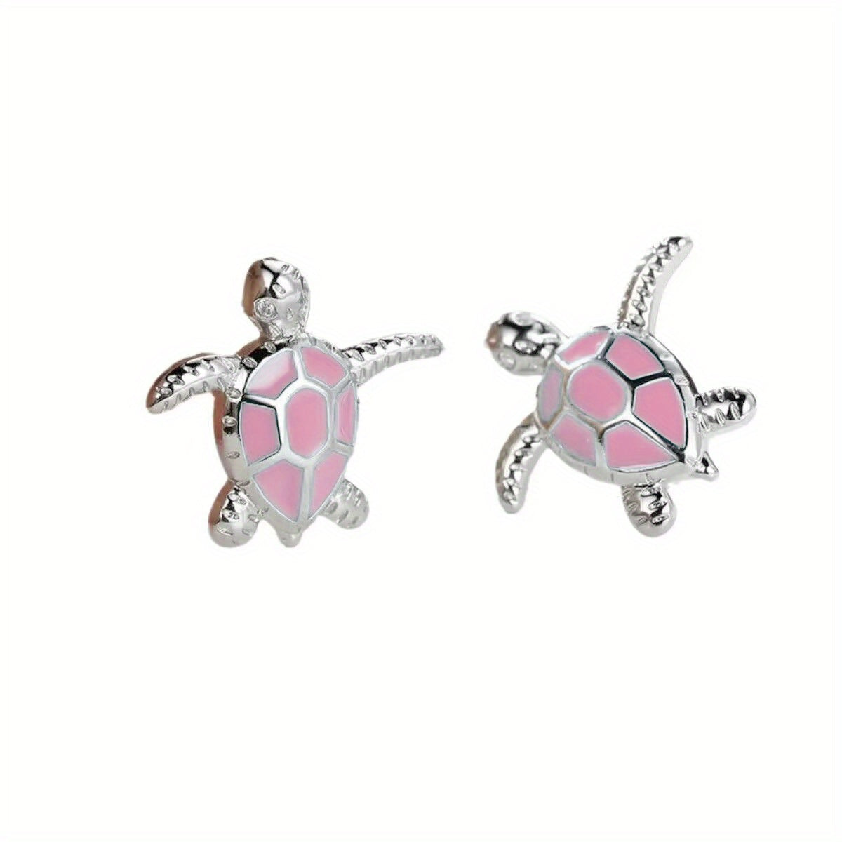 Colorful Turtles Stud Earrings for Girls