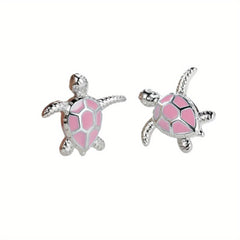Colorful Turtles Stud Earrings for Girls